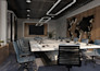 design and rendering corporate office interior, workspace, buiding